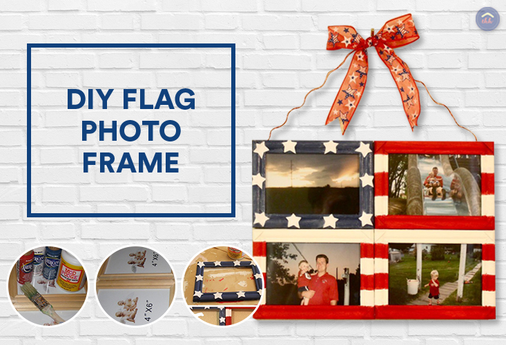 DIY Flag Photo Frame