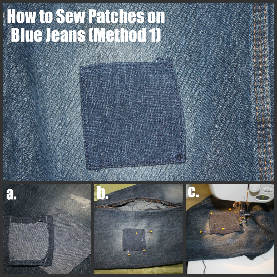 3 Ways To Mend Holes In Blue Jeans The Happy Housewife™ Home 