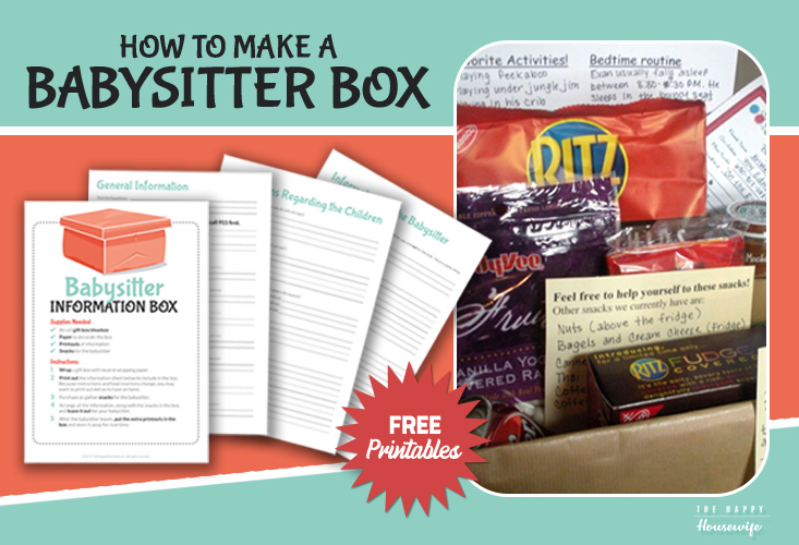 How to make a babysitter information printable 