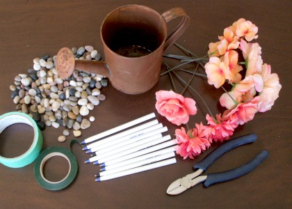 DIY Flower Pens | The Happy Housewife