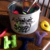 Felt Alphabet Soup