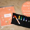 Felt Marker Roll & Sketch Pad