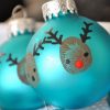 Reindeer Thumbprint Ornaments