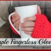 Knit Fingerless Gloves