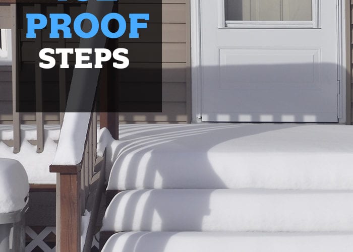 How to ice proof your steps