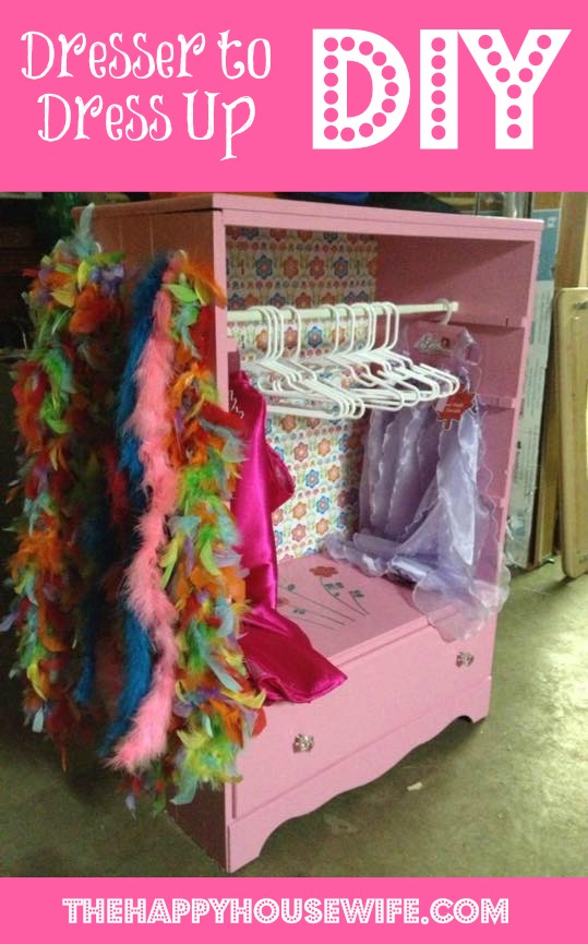 Dresser to Dress Up DIY Makeover at The Happy Housewife