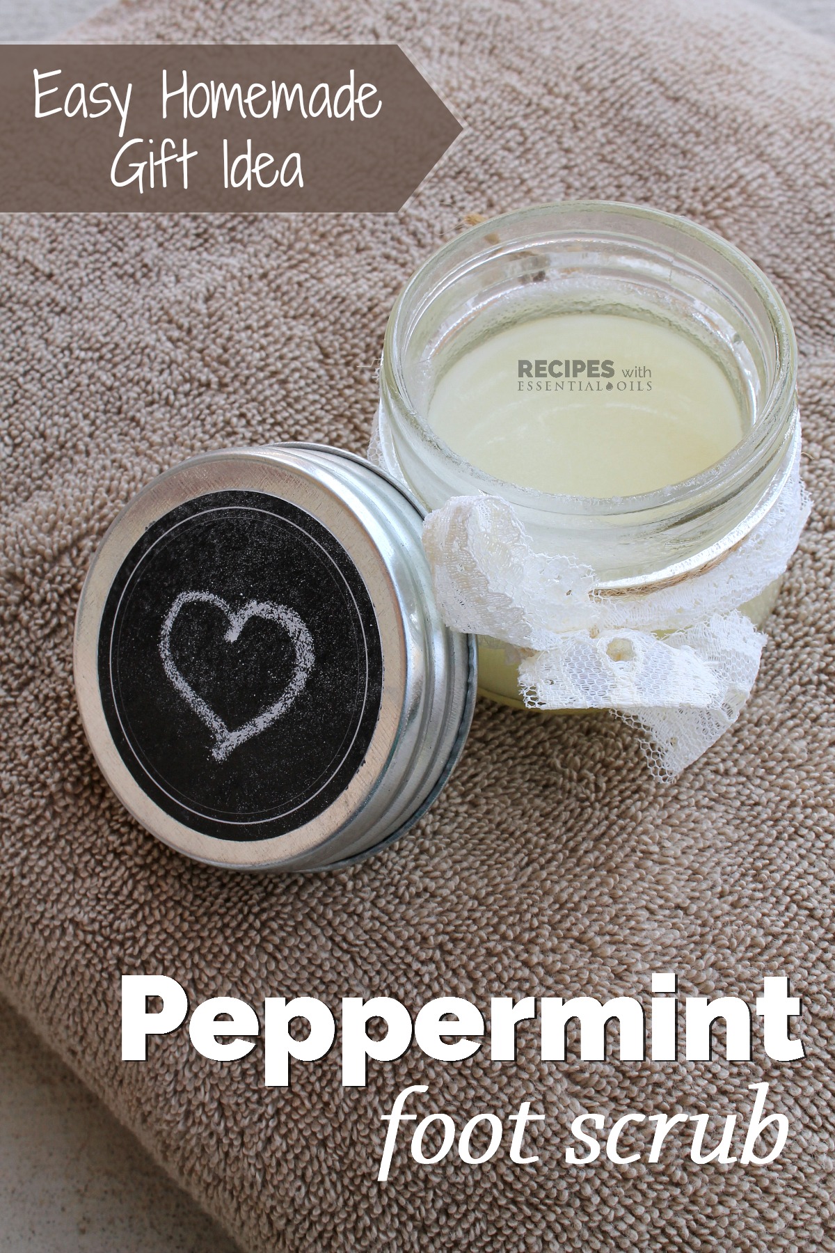 Peppermint Foot Scrub Homemade Christmas Gifts The Happy Housewife