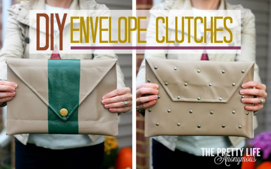 envelope clutch homemade christmas gifts the happy housewife