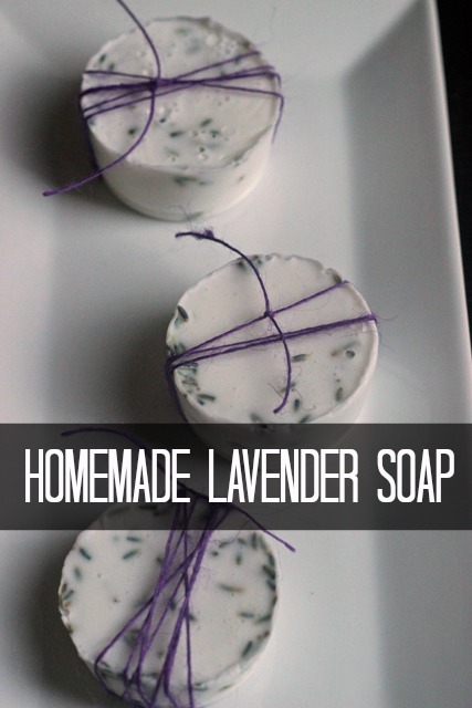 These lavender soap bars smell nice and make a practical homemade gift that everyone could use. You could give them alone or as part of a spa gift basket. 100 Days of Homemade Christmas Gifts at The Happy Housewife