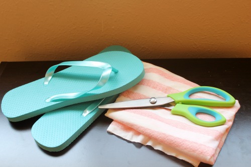 Easy Embellished Flip Flops for Under $5 - Supplies