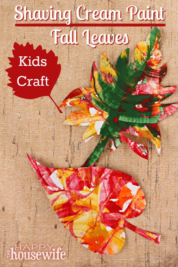 This Shaving Cream Paint craft is fun to do with kids on a lazy afternoon. As they dream of cooler temperatures, they can create fall leaves as sweet reminders of the beautiful colors of autumn.