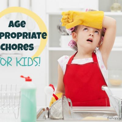 age appropriate chores for kids