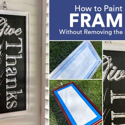 how to update picture frames with paint