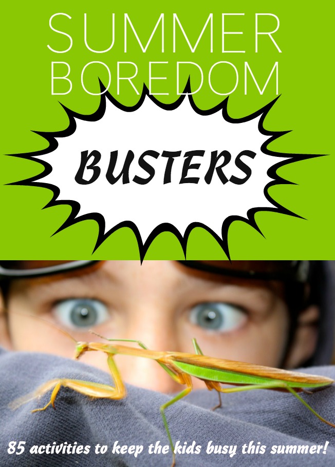 85 Activities to keep the kids from saying "Mom I'm bored" this summer. Boredom busters.
