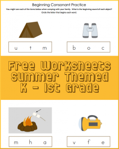 summer themed worksheets free printables the happy