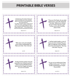 Resurrection eggs printable bible verses