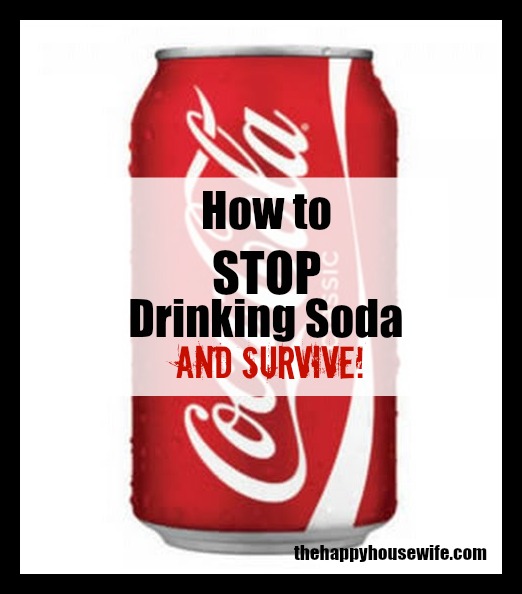 how to stop drinking soda