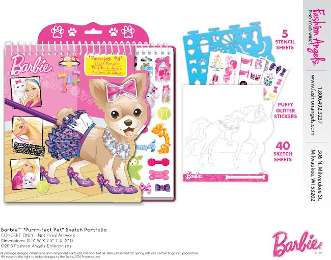 barbie purrfect pet sketch portfolio