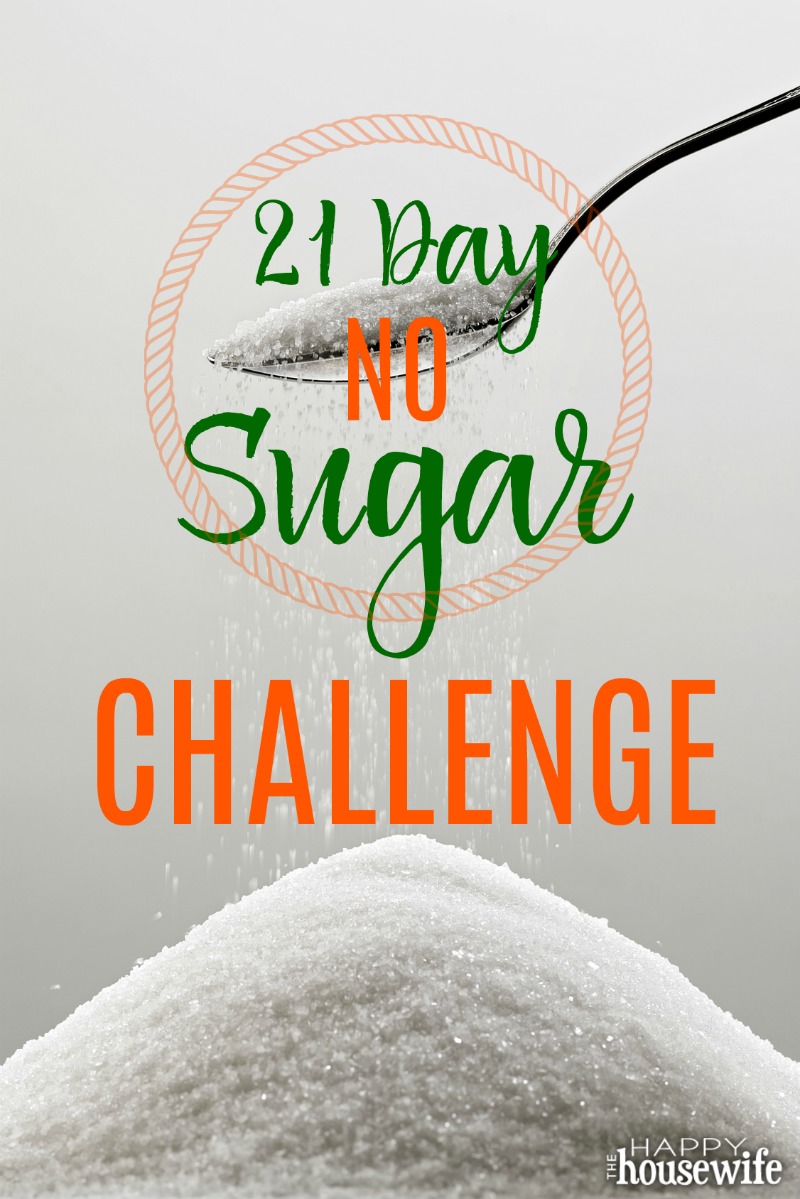 No Sugar Challenge: Fit for Good - The Happy Housewife™ :: Real Life