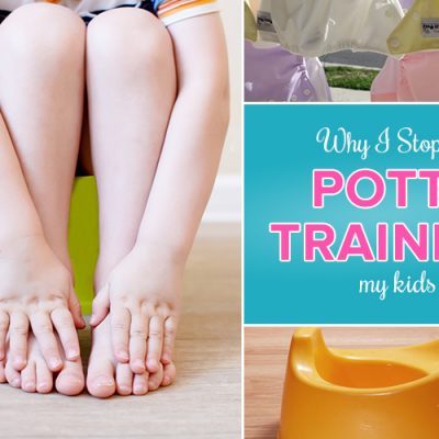 Why I Stopped Potty Training My Kids