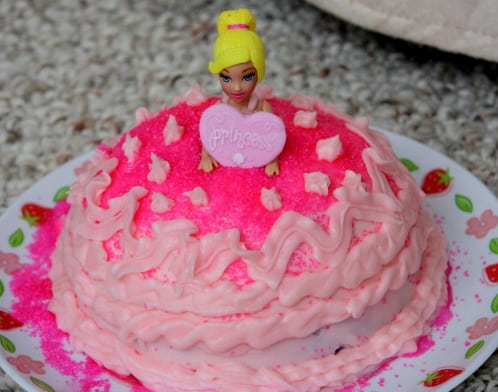 miniature barbie cake