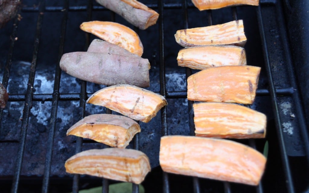 Grilled Sweet Potatoes at The Happy Housewife